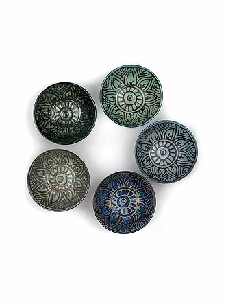 BREDEMEIJER | Teebecher JARA 5er Set Porzellan / Bunt | 
